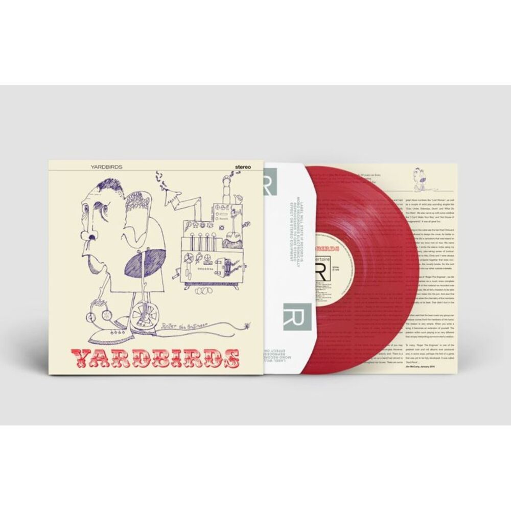 The Yardbirds - Roger The Engineer: Stereo Mix - Transparent Red Vinyl  LP
